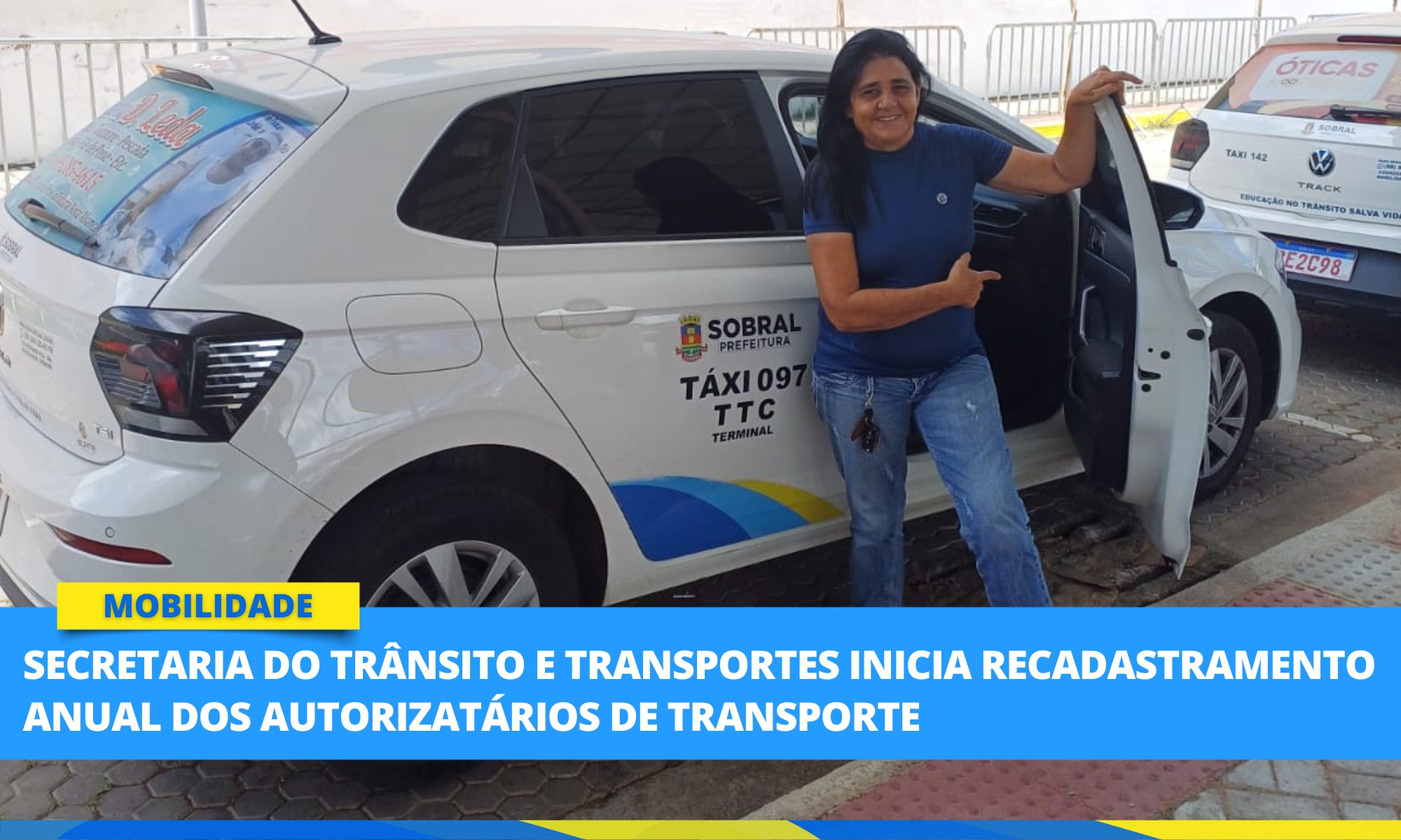 Secretaria do Trânsito e Transportes inicia recadastramento anual dos autoriz...